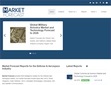 Tablet Screenshot of marketforecast.com